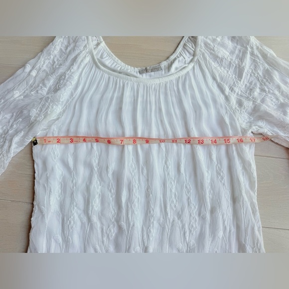 Chic ivory Bellambra top Embroidered Blouse - Picture 9 of 10